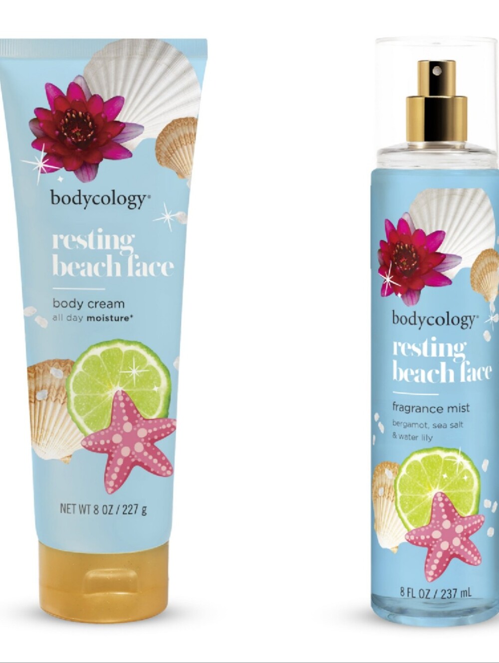 Bodycology Resting Beach Face Moisturizer & Fragrance Mist